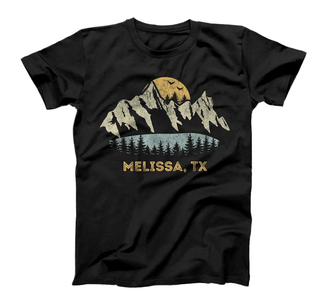 Womens Melissa Texas Mountain Sunset Sunrise TX T-Shirt