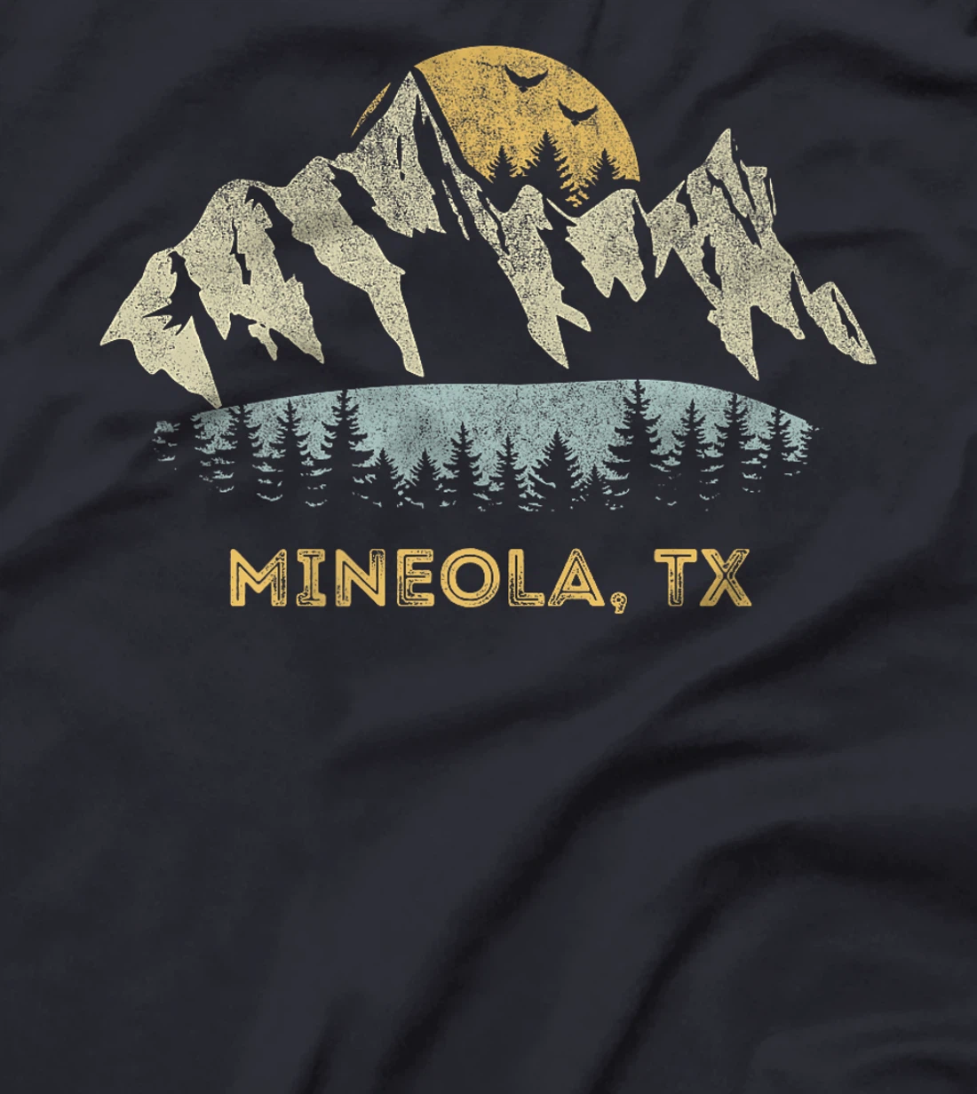 Mineola Texas Mountain Sunset Sunrise TX Premium T-Shirt