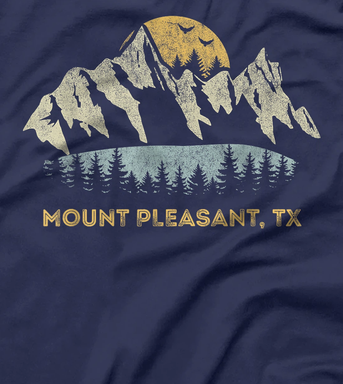 Mount Pleasant Texas Mountain Sunset Sunrise TX T-Shirt