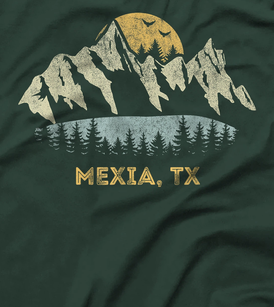 Mexia Texas Mountain Sunset Sunrise TX T-Shirt