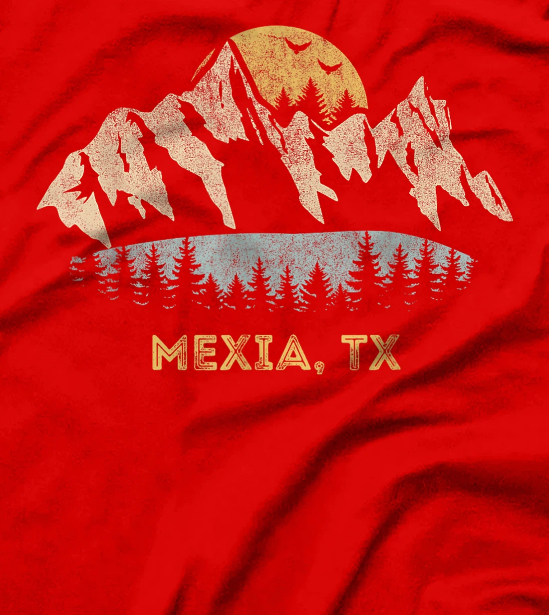 Mexia Texas Mountain Sunset Sunrise TX T-Shirt