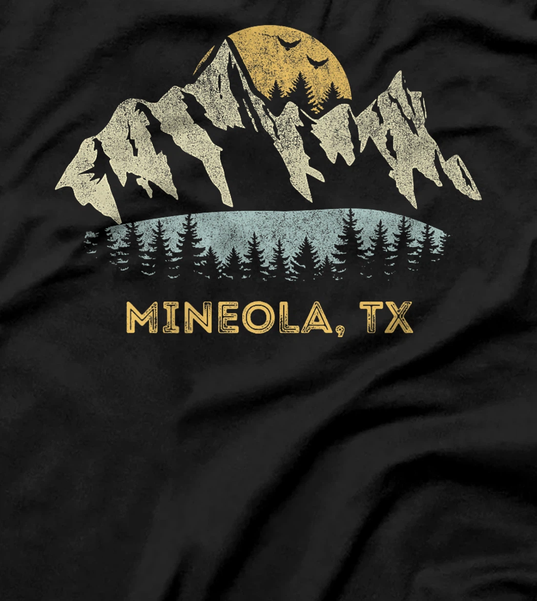 Mineola Texas Mountain Sunset Sunrise TX Premium T-Shirt