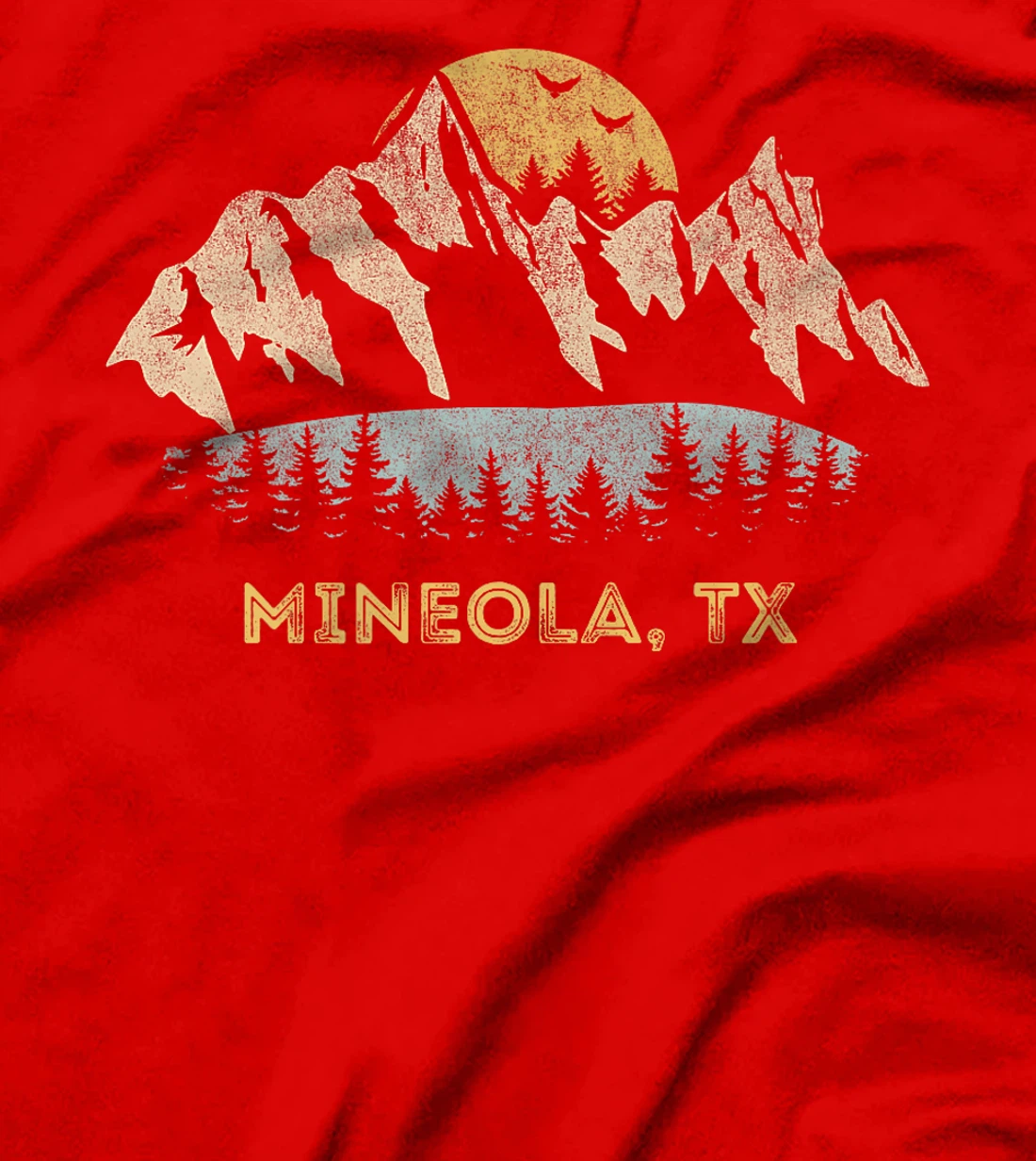Mineola Texas Mountain Sunset Sunrise TX Premium T-Shirt