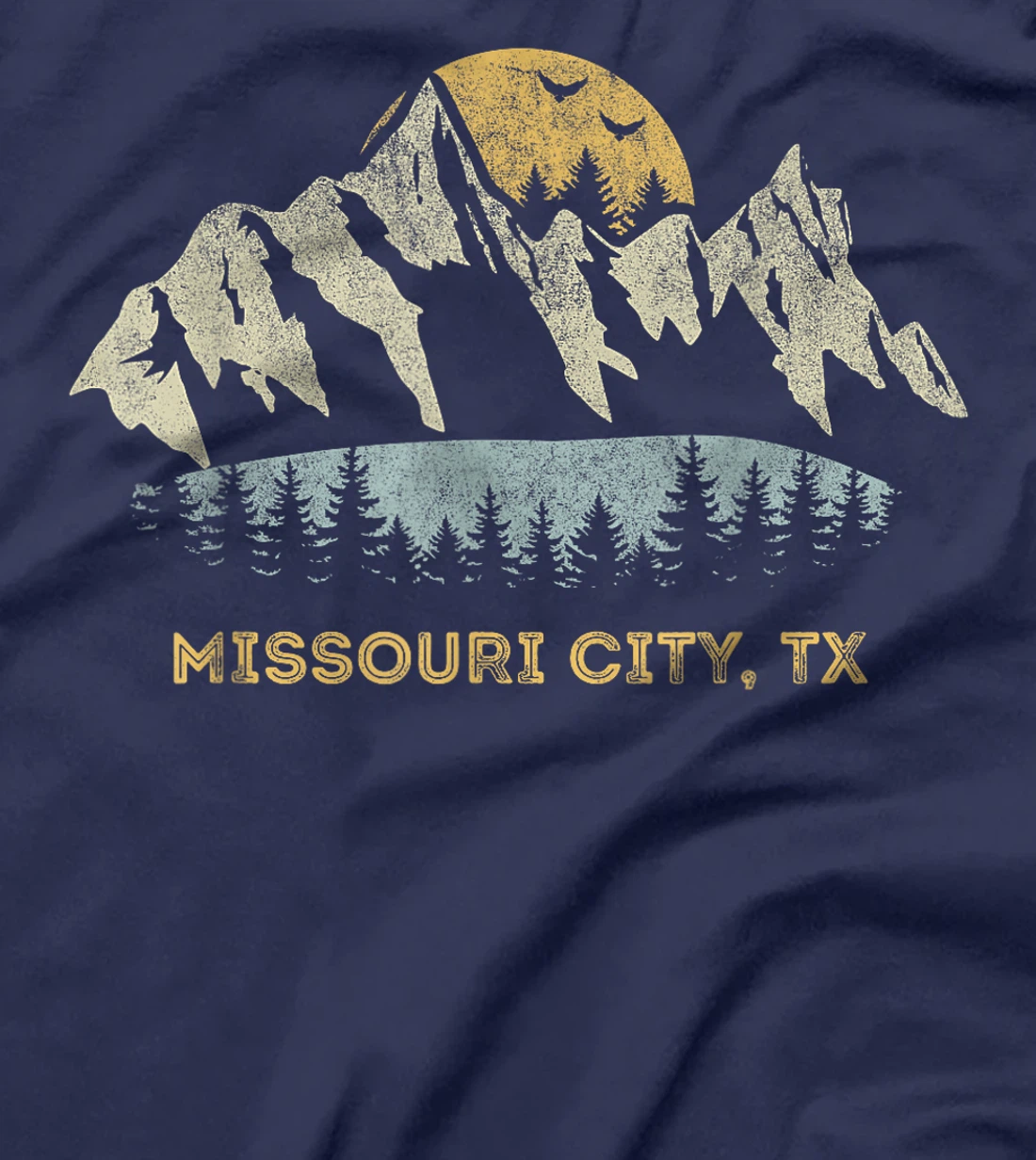 Missouri City Texas Mountain Sunset Sunrise TX T-Shirt