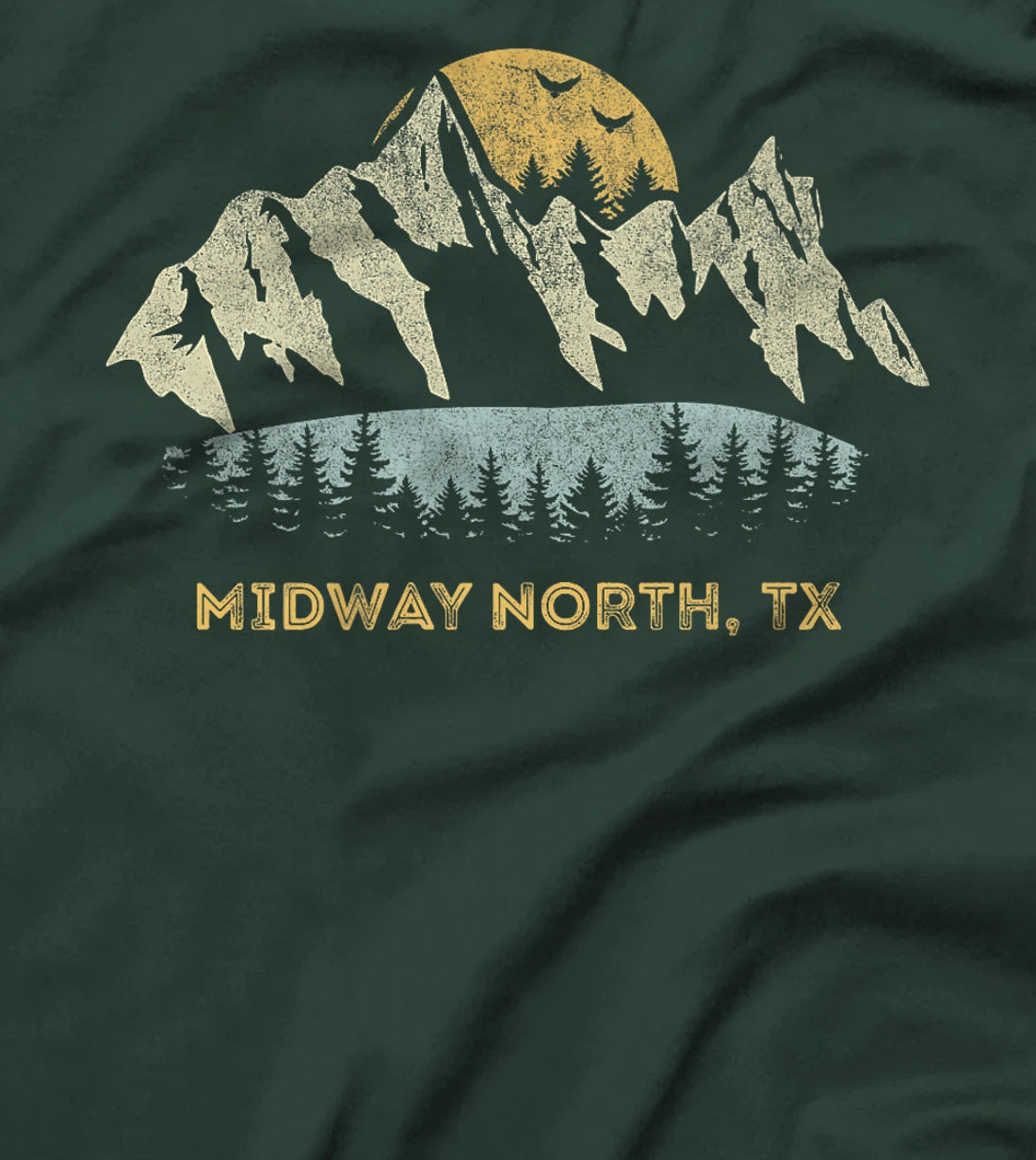 Midway North Texas Mountain Sunset Sunrise TX Premium T-Shirt