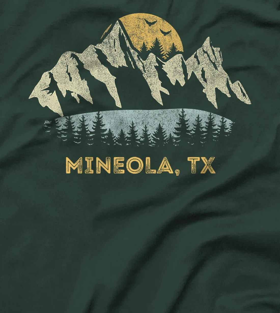 Mineola Texas Mountain Sunset Sunrise TX Premium T-Shirt
