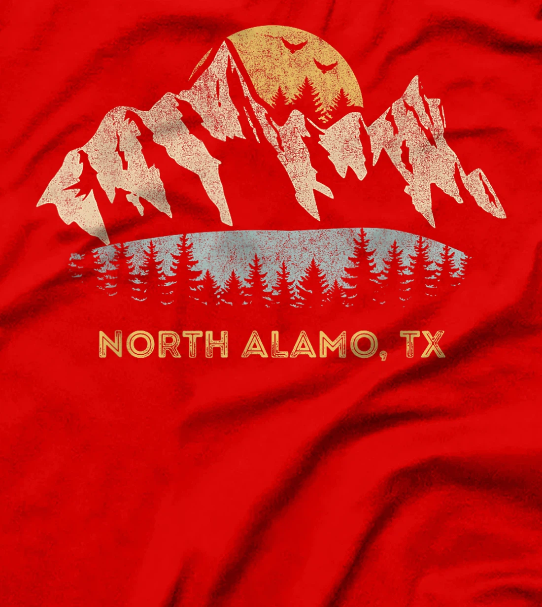 North Alamo Texas Mountain Sunset Sunrise TX T-Shirt
