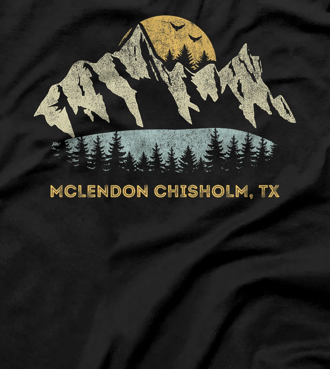 Mclendon Chisholm Texas Mountain Sunset Sunrise TX Premium T-Shirt