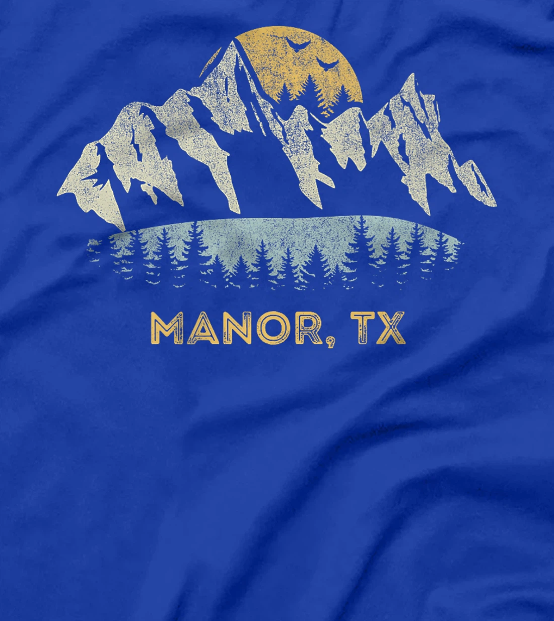 Manor Texas Mountain Sunset Sunrise TX Premium T-Shirt