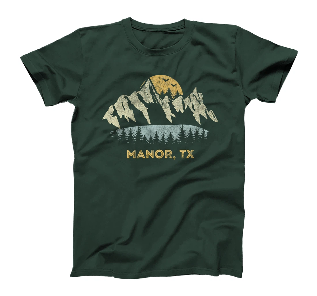 Manor Texas Mountain Sunset Sunrise TX Premium T-Shirt
