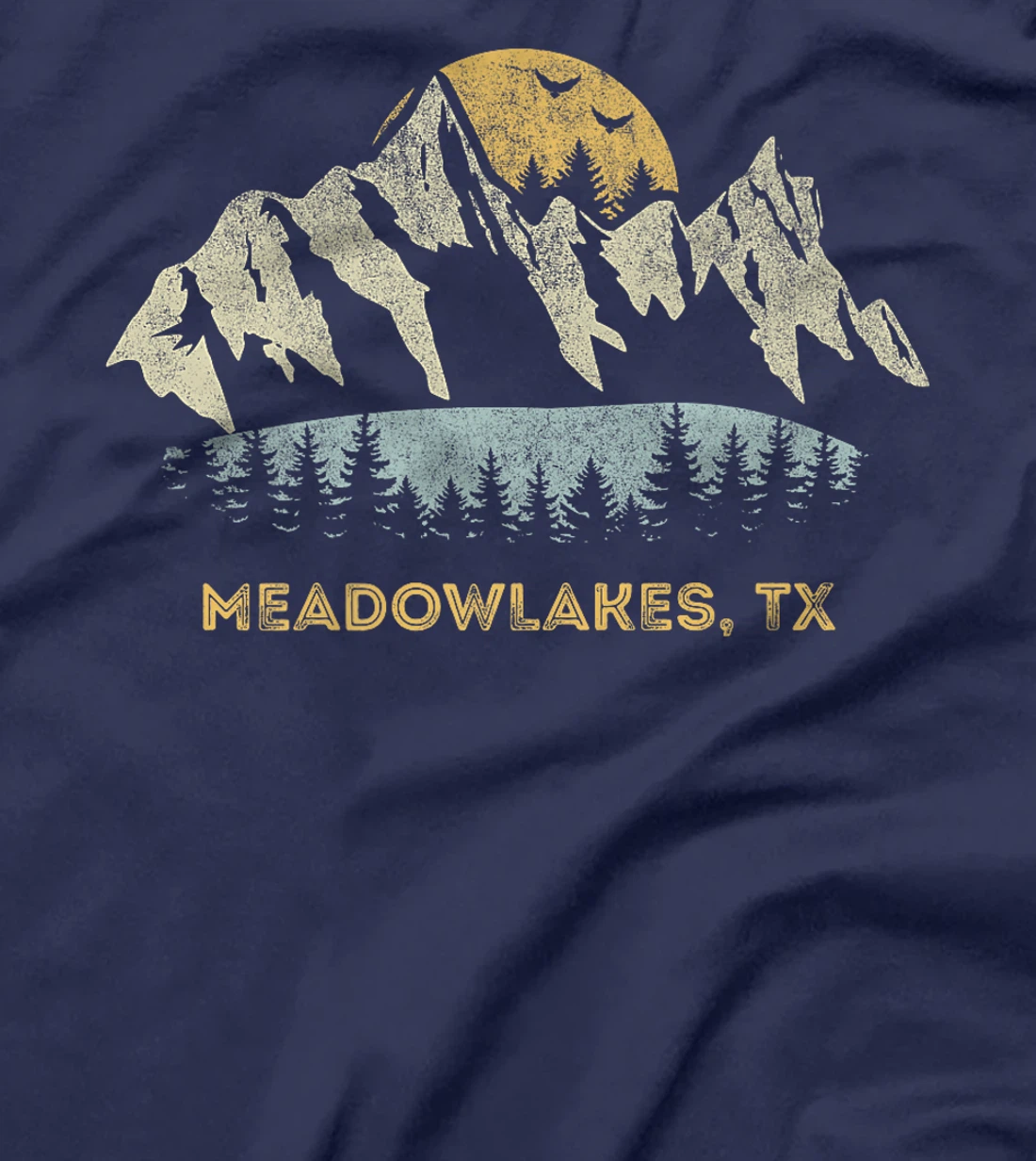 Meadowlakes Texas Mountain Sunset Sunrise TX Premium T-Shirt