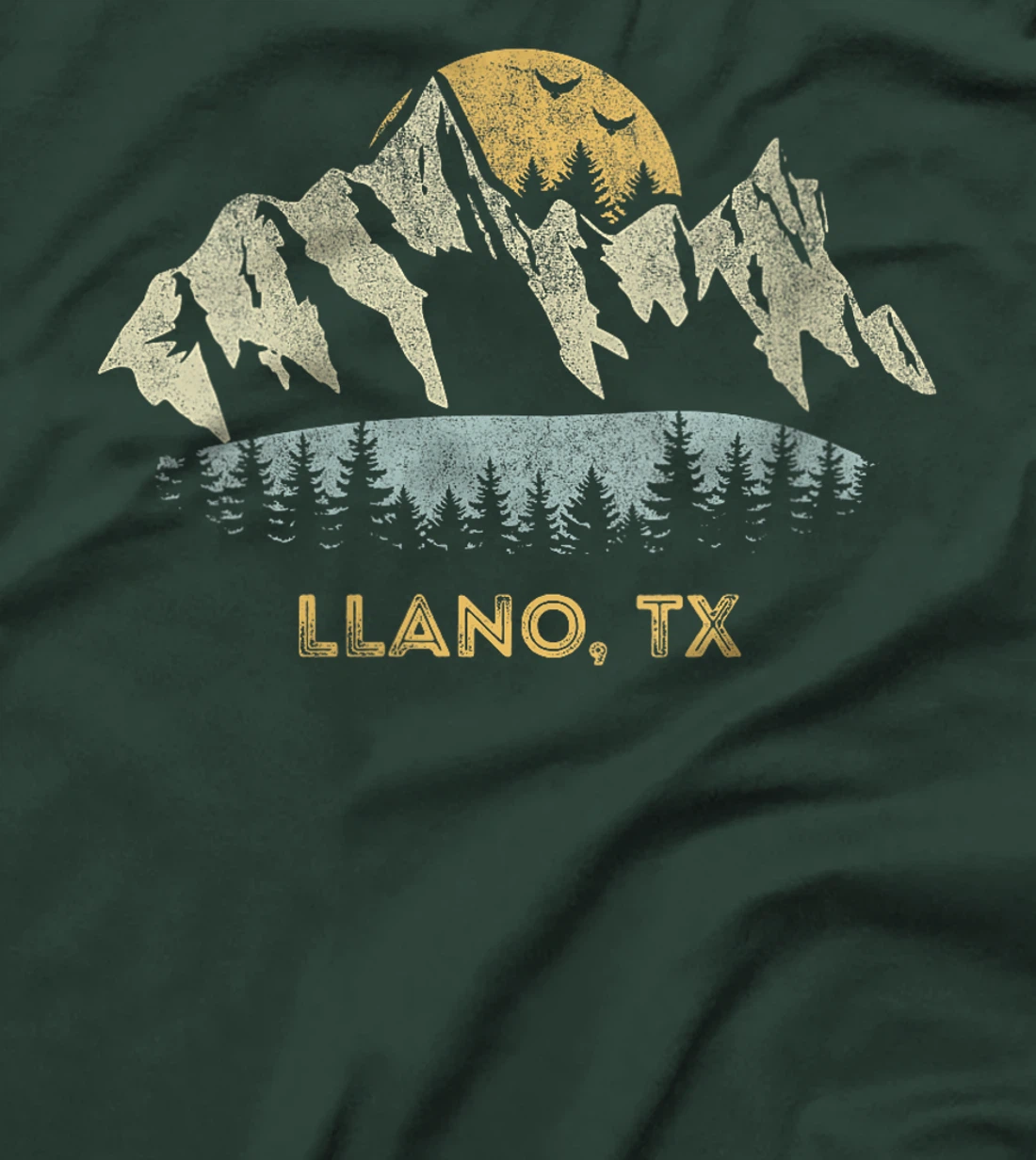 Womens Llano Texas Mountain Sunset Sunrise TX T-Shirt