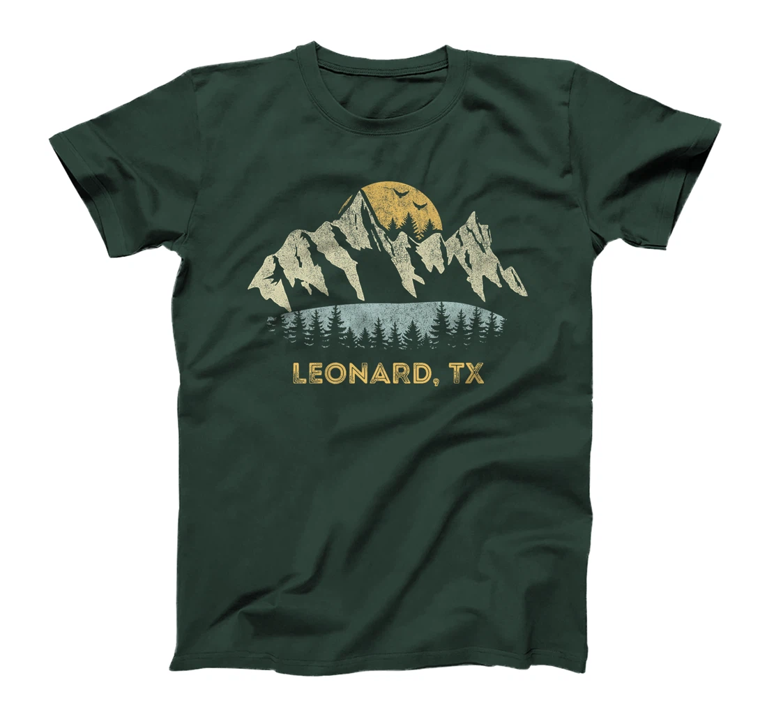 Leonard Texas Mountain Sunset Sunrise TX Premium T-Shirt
