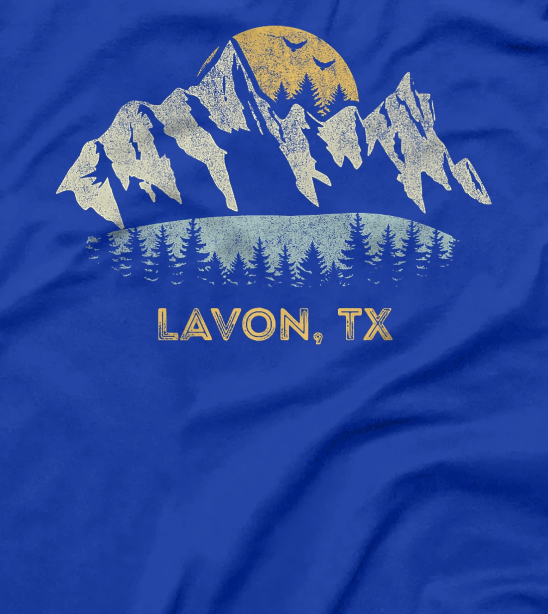 Womens Lavon Texas Mountain Sunset Sunrise TX T-Shirt