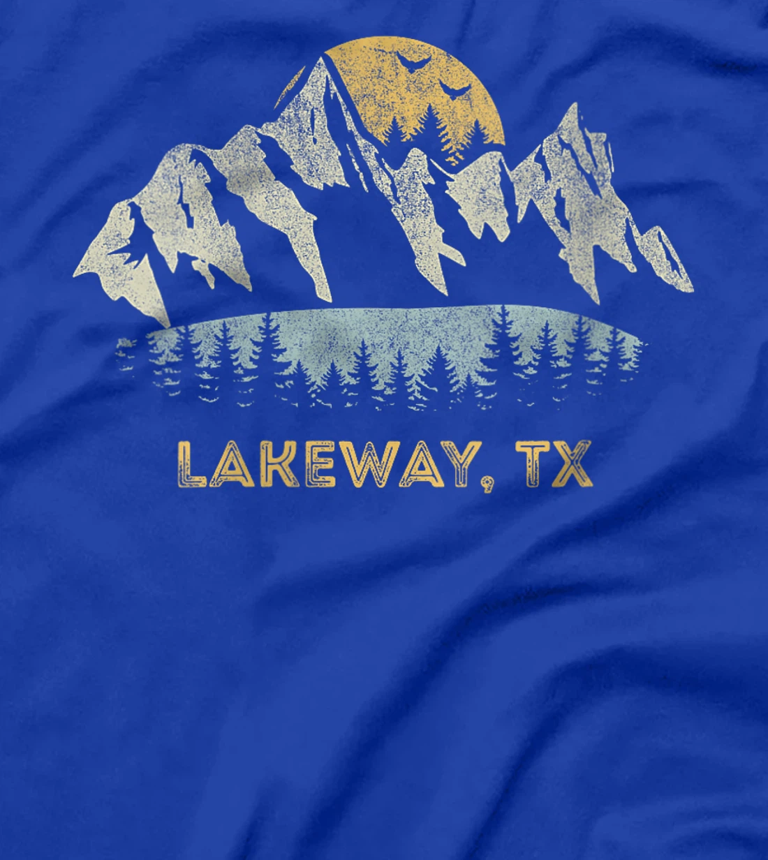 Womens Lakeway Texas Mountain Sunset Sunrise TX T-Shirt