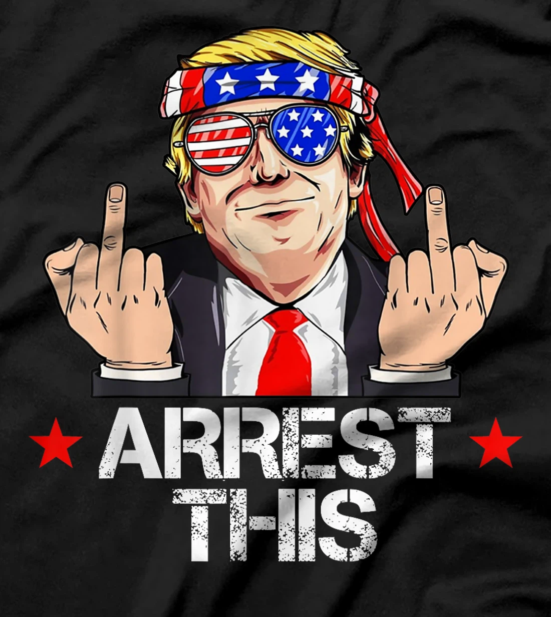 Trump Arrest This Funny Trump 2024 Convicted Felon (on Back) T-Shirt
