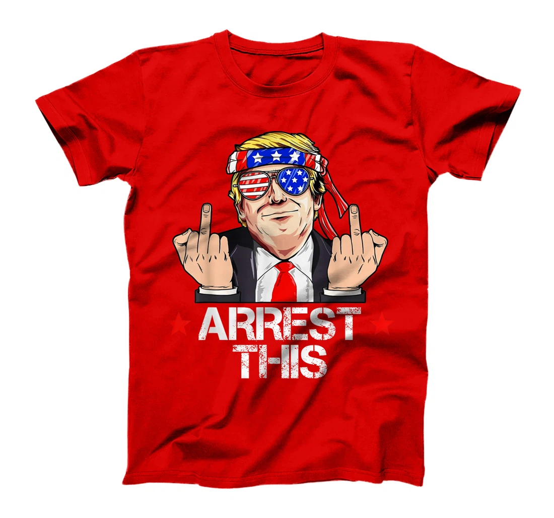 Trump Arrest This Funny Trump 2024 Convicted Felon (on Back) T-Shirt
