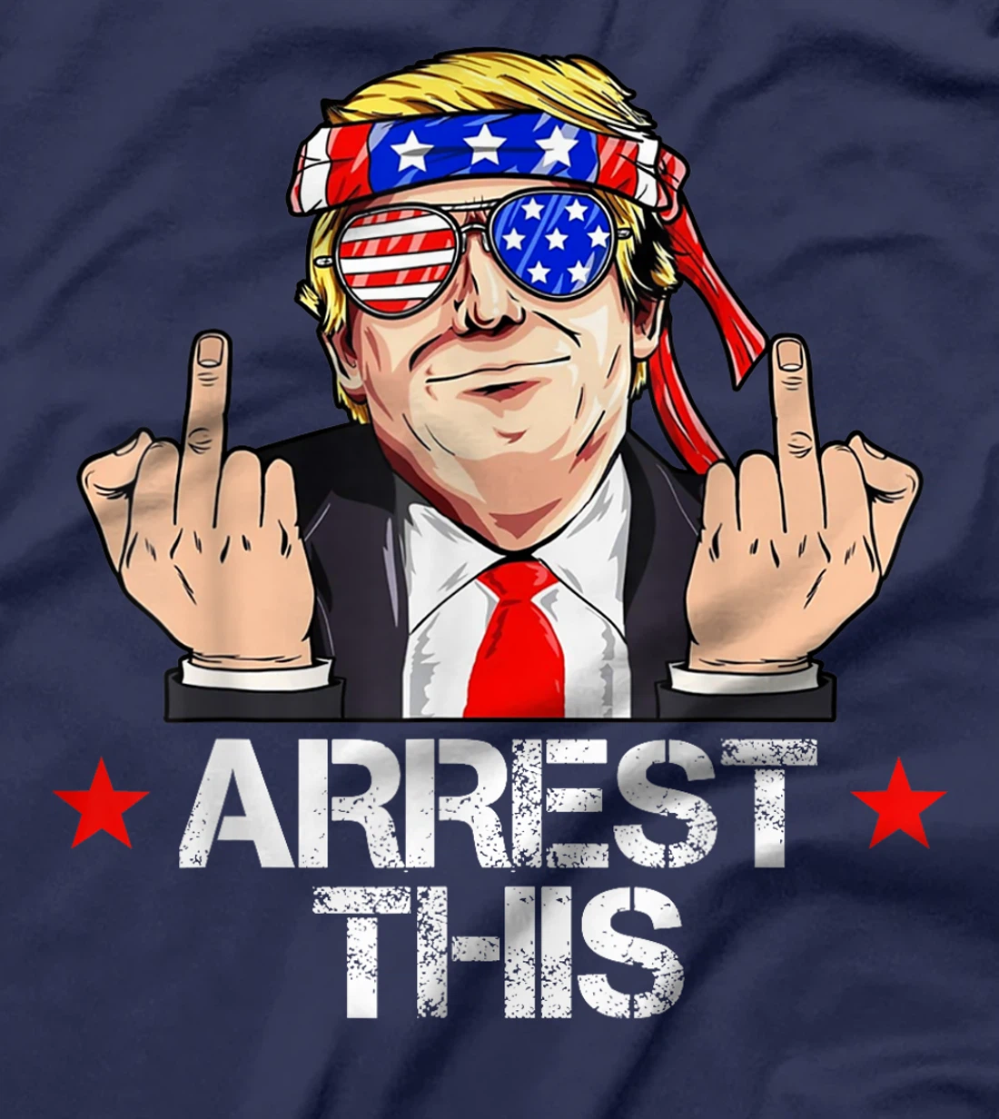 Trump Arrest This Funny Trump 2024 Convicted Felon (on Back) T-Shirt
