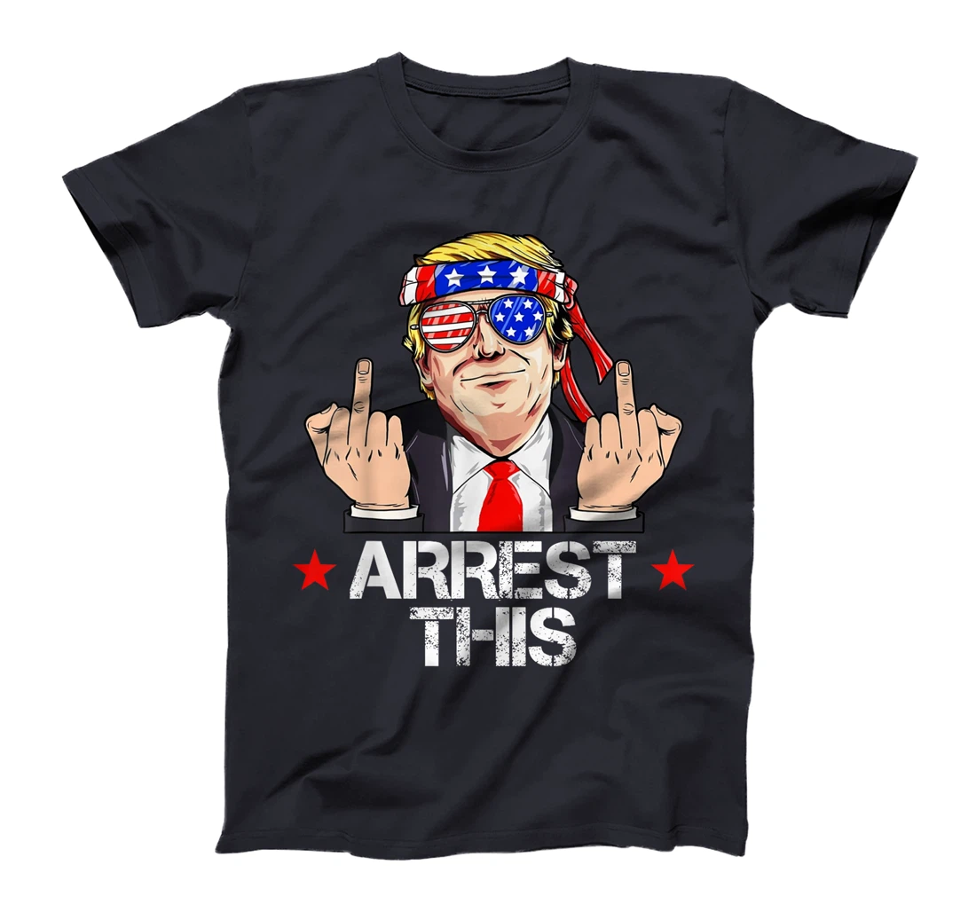 Trump Arrest This Funny Trump 2024 Convicted Felon (on Back) T-Shirt