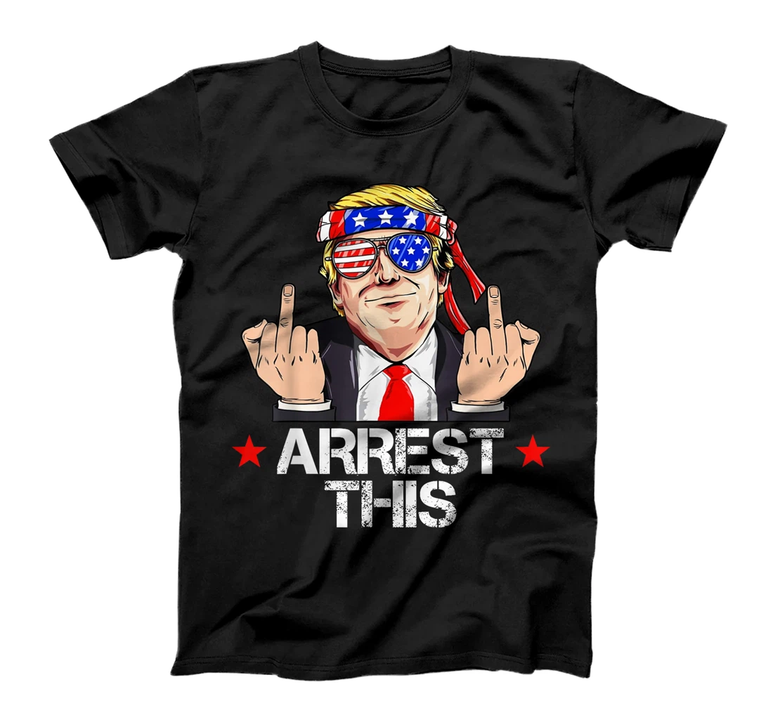 Trump Arrest This Funny Trump 2024 Convicted Felon (on Back) T-Shirt