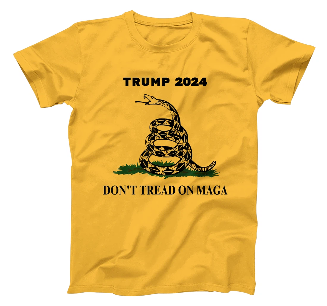 Trump 2024 Don't Tread On MAGA Snake Rattlesnake On Grass T-Shirt