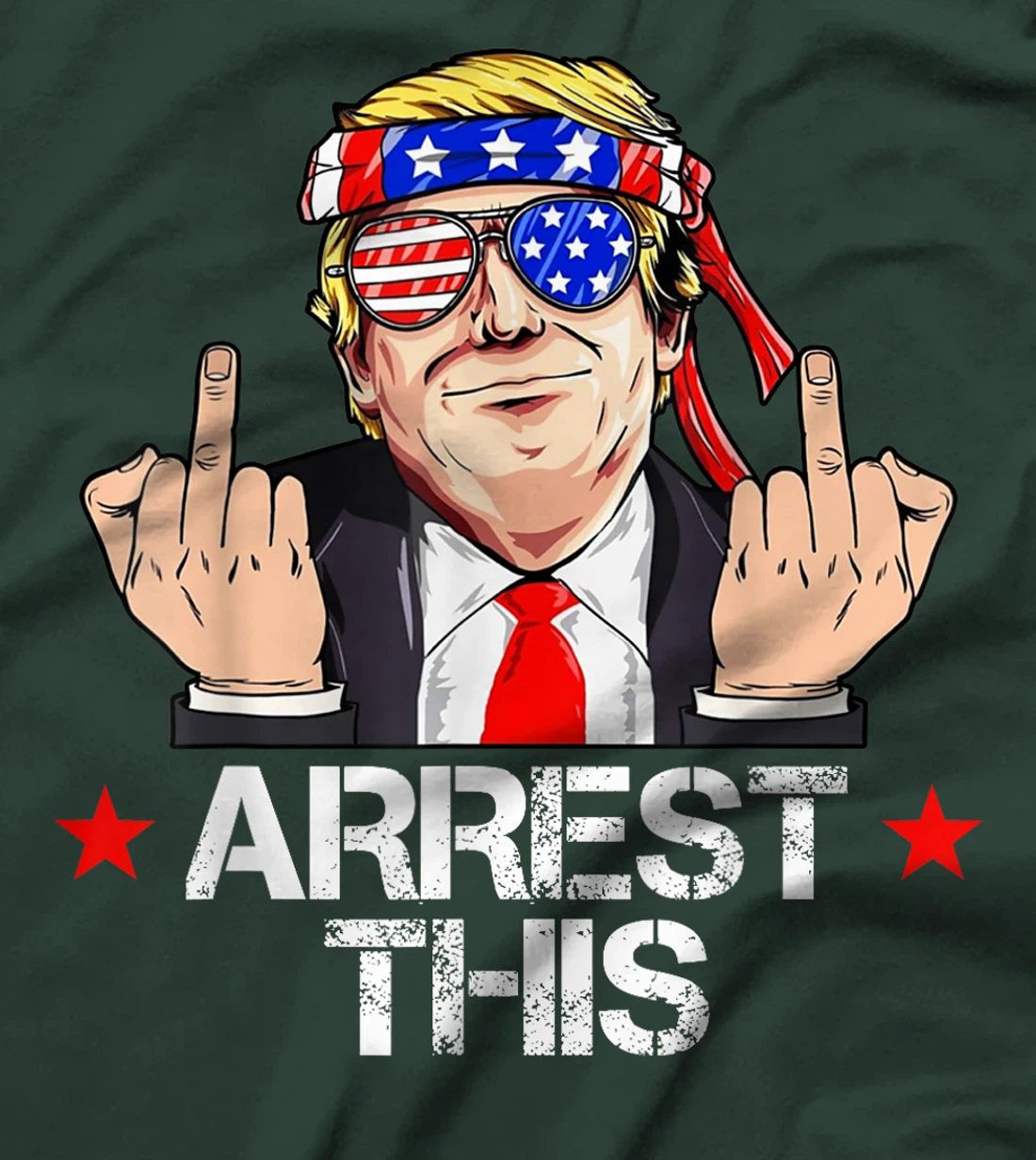 Trump Arrest This Funny Trump 2024 Convicted Felon (on Back) T-Shirt