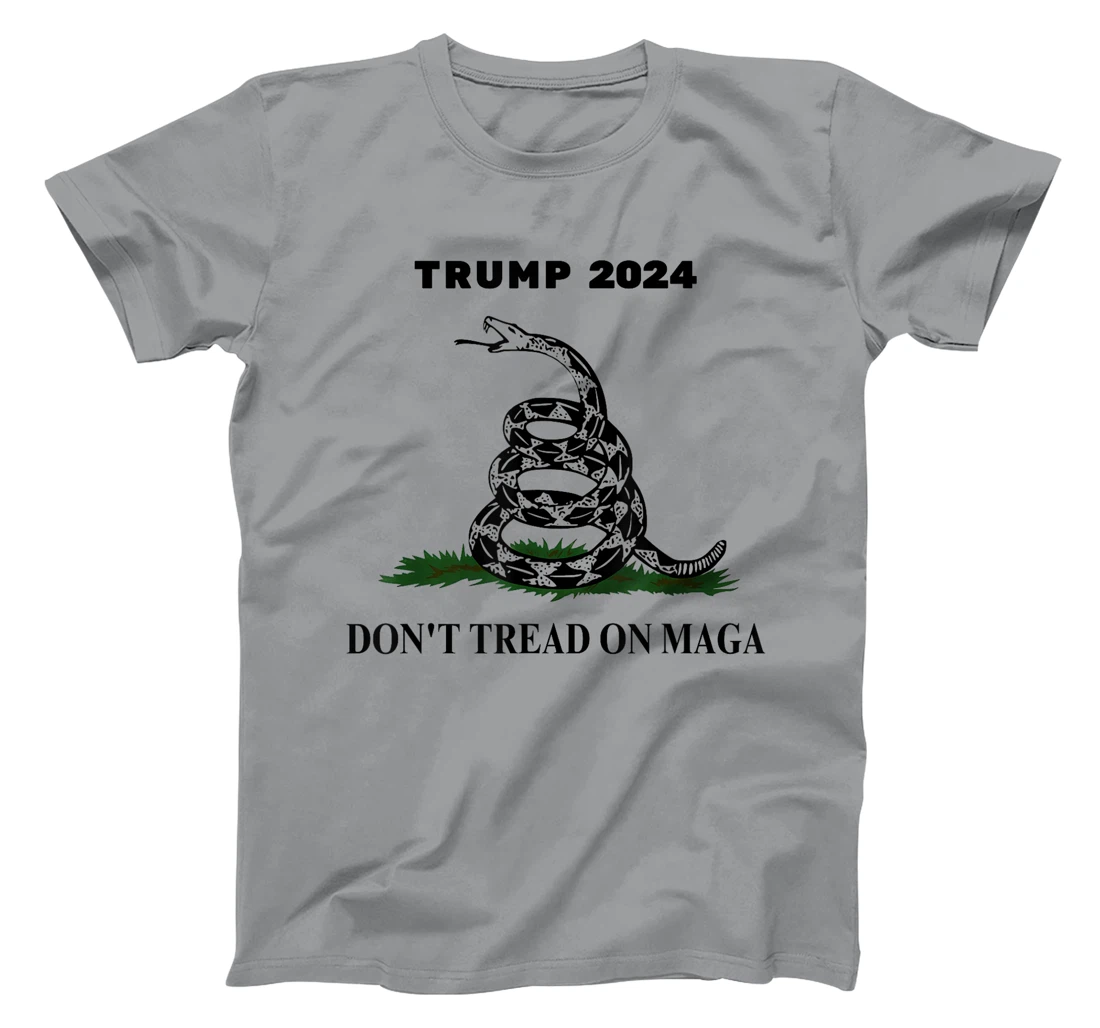 Trump 2024 Don't Tread On MAGA Snake Rattlesnake On Grass T-Shirt