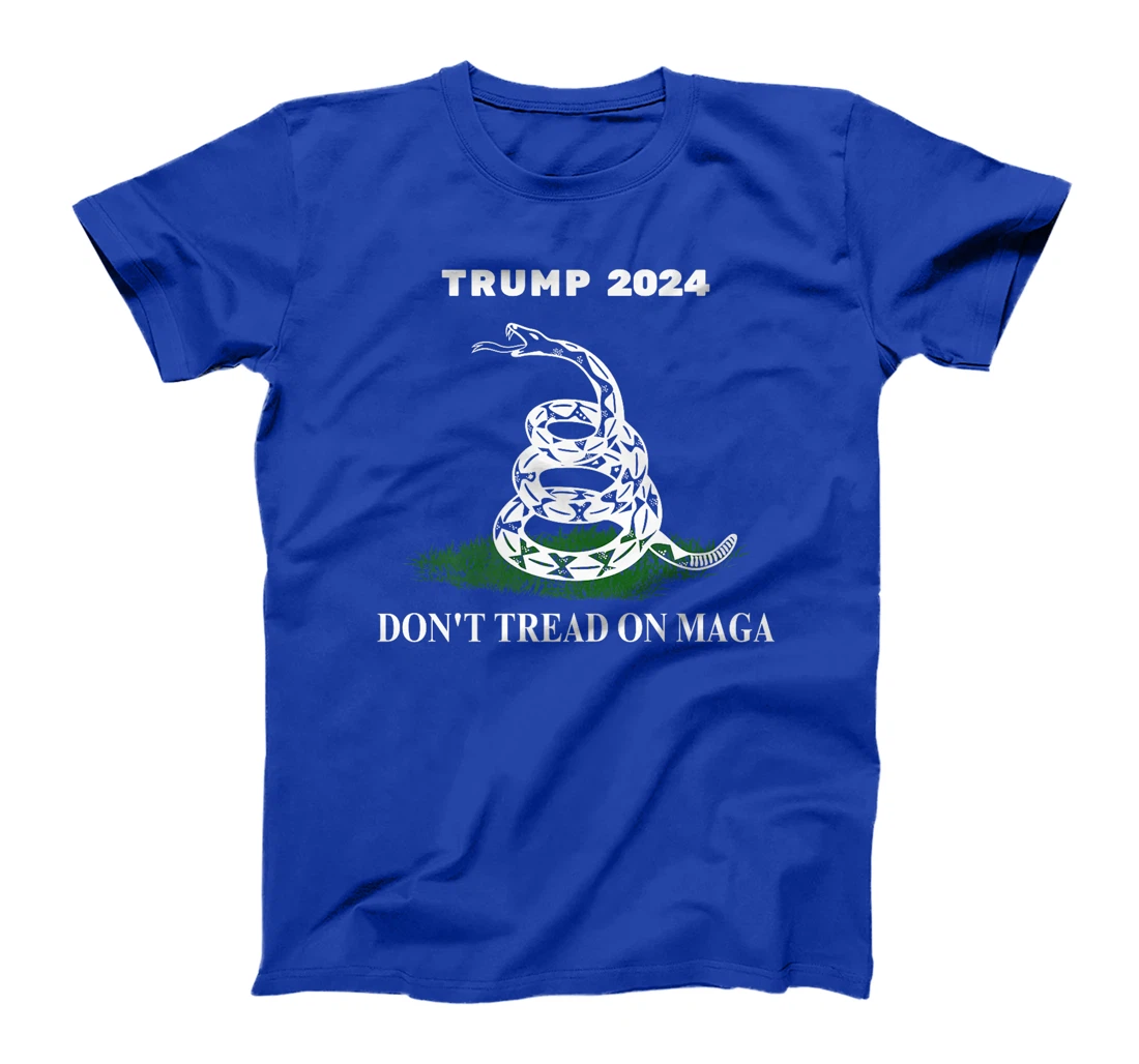 Trump 2024 Don't Tread On MAGA Snake Rattlesnake On Grass Premium T-Shirt