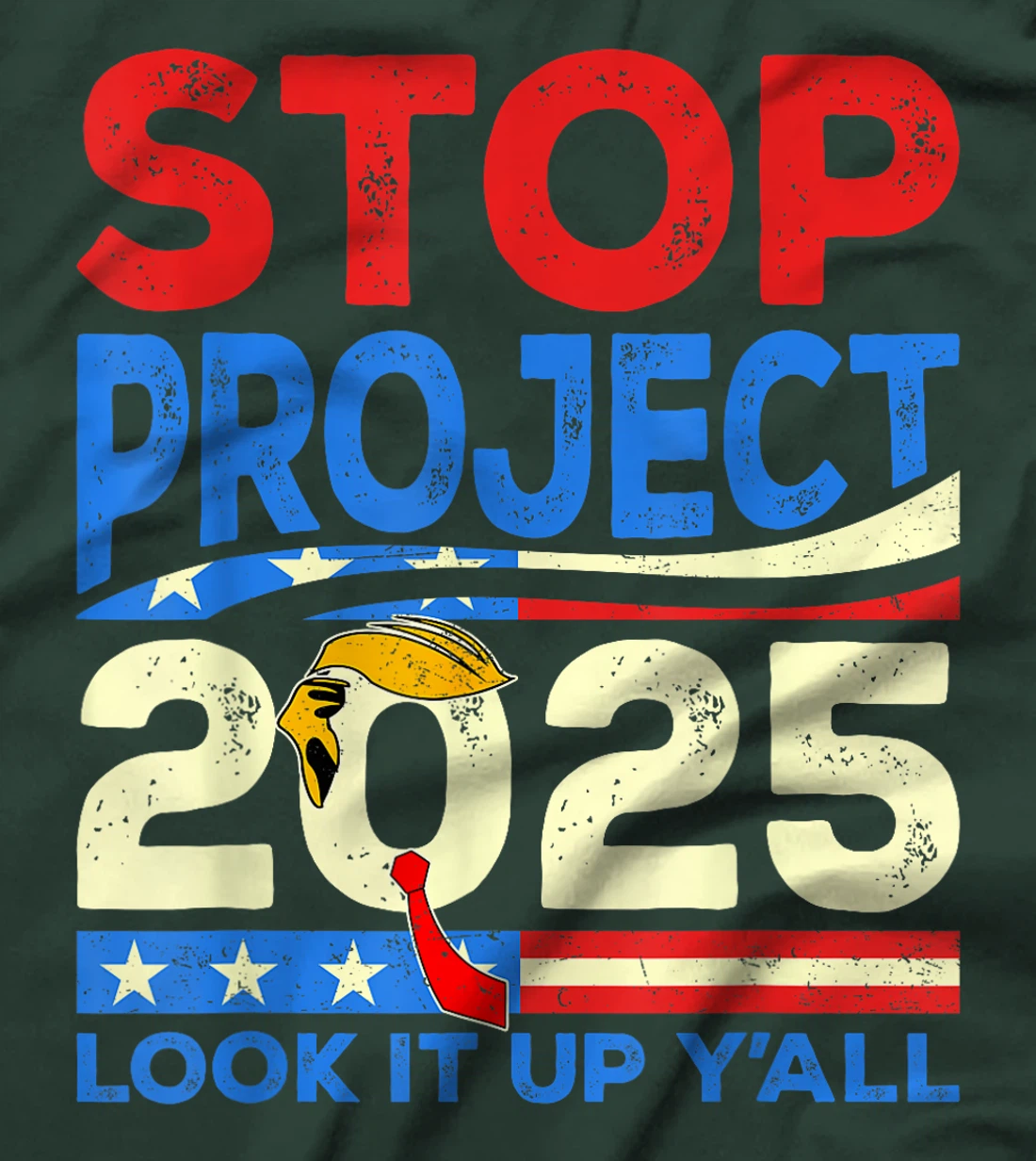 Vintage Anti Trump 2025 For Men Women T-Shirt