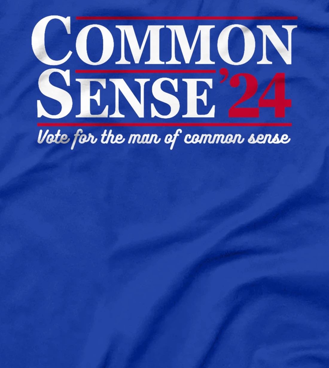 Vote For The Man Of Common Sense President Trump 2024 MAGA Premium T-Shirt