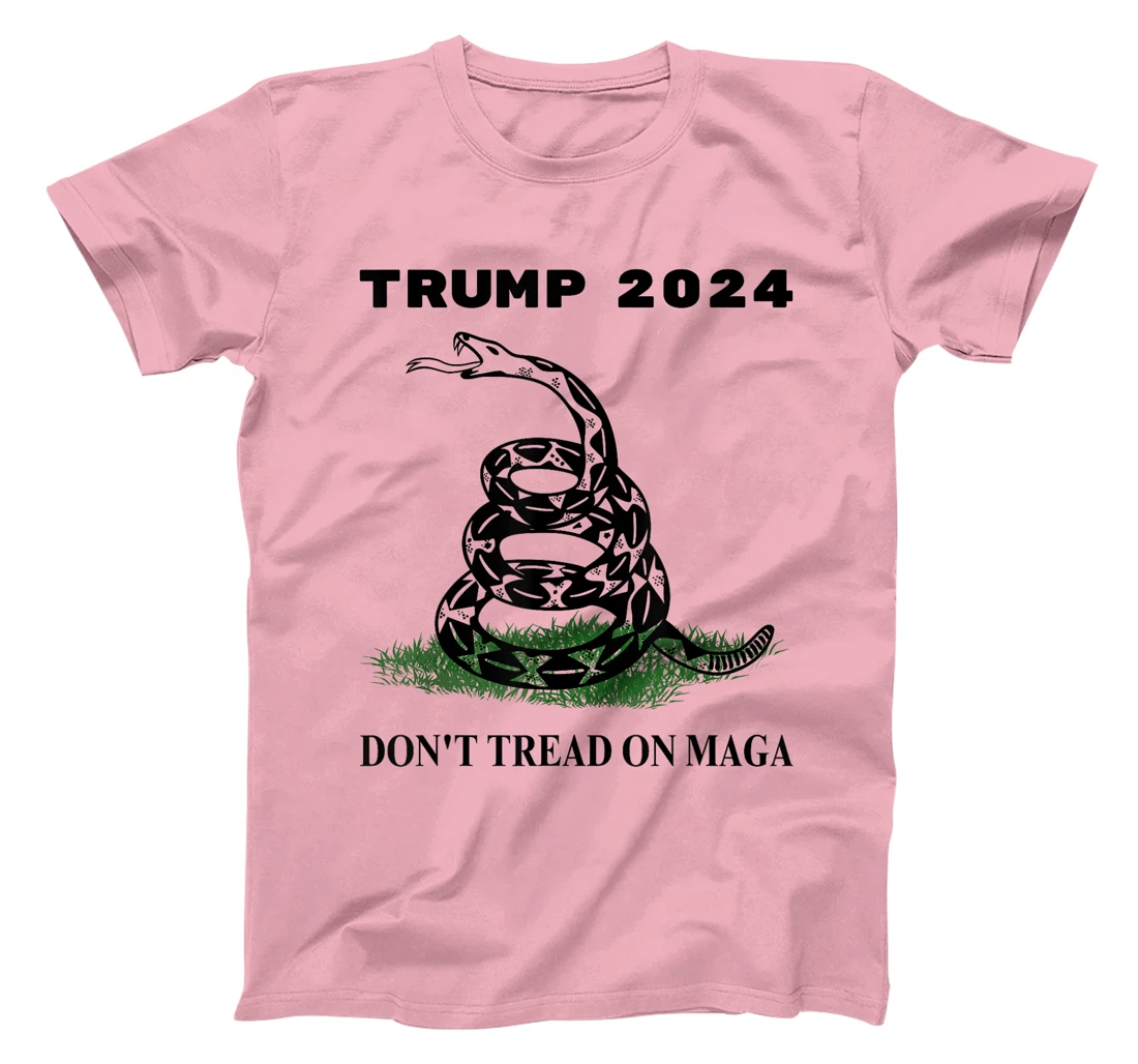 Trump 2024 Don't Tread On MAGA Snake Rattlesnake On Grass T-Shirt