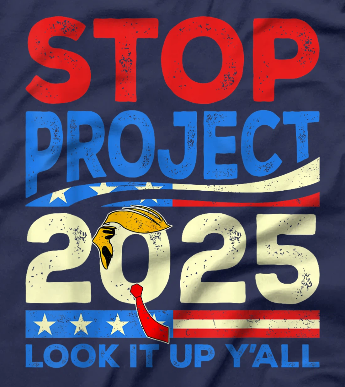 Vintage Anti Trump 2025 For Men Women T-Shirt