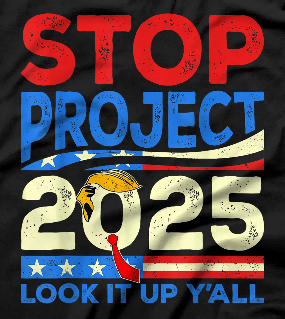Vintage Anti Trump 2025 For Men Women T-Shirt