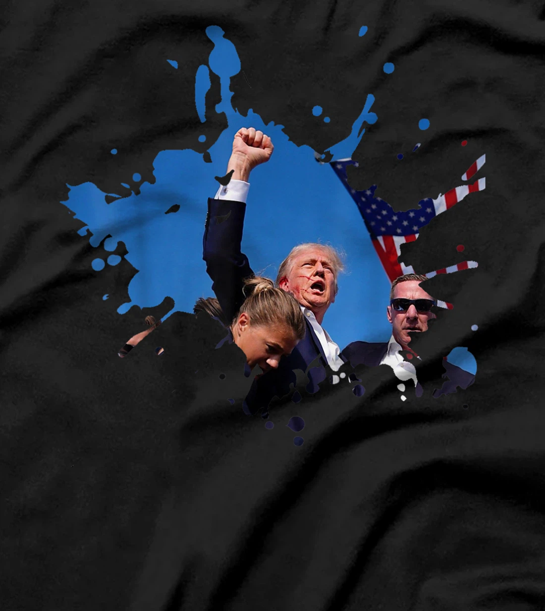 Triumphant Trump: Defend Democracy Political T-Shirt