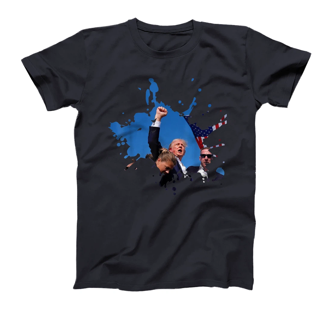 Triumphant Trump: Defend Democracy Political T-Shirt