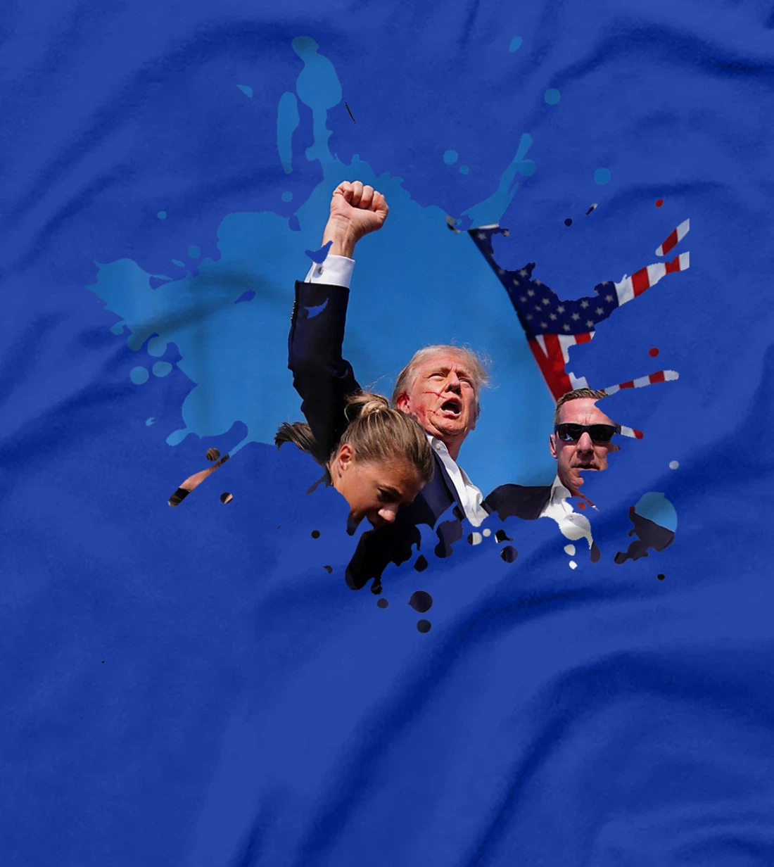 Triumphant Trump: Defend Democracy Political T-Shirt