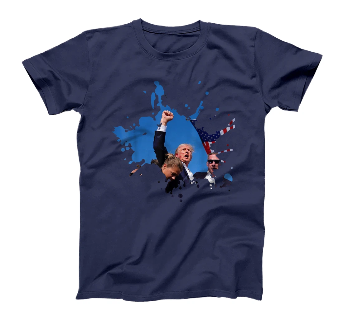 Triumphant Trump: Defend Democracy Political T-Shirt