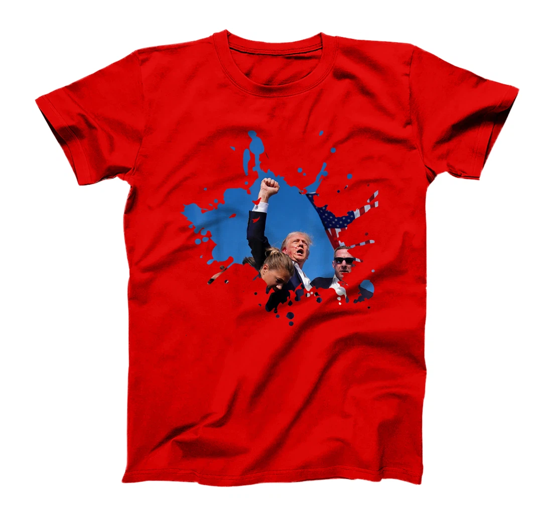 Triumphant Trump: Defend Democracy Political T-Shirt