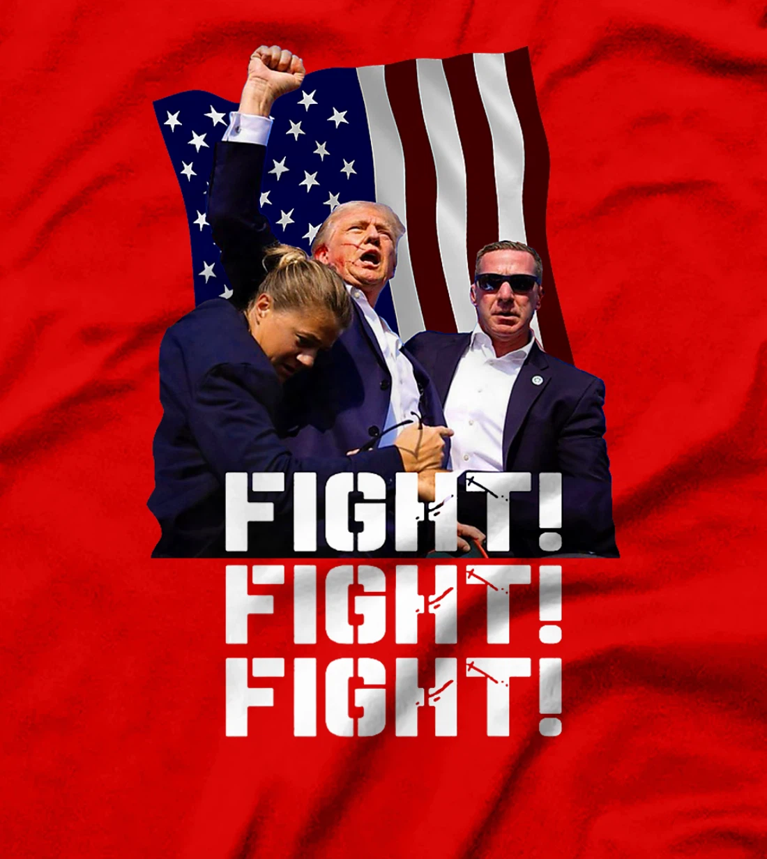 Trump Fight Fight Fight Premium T-Shirt