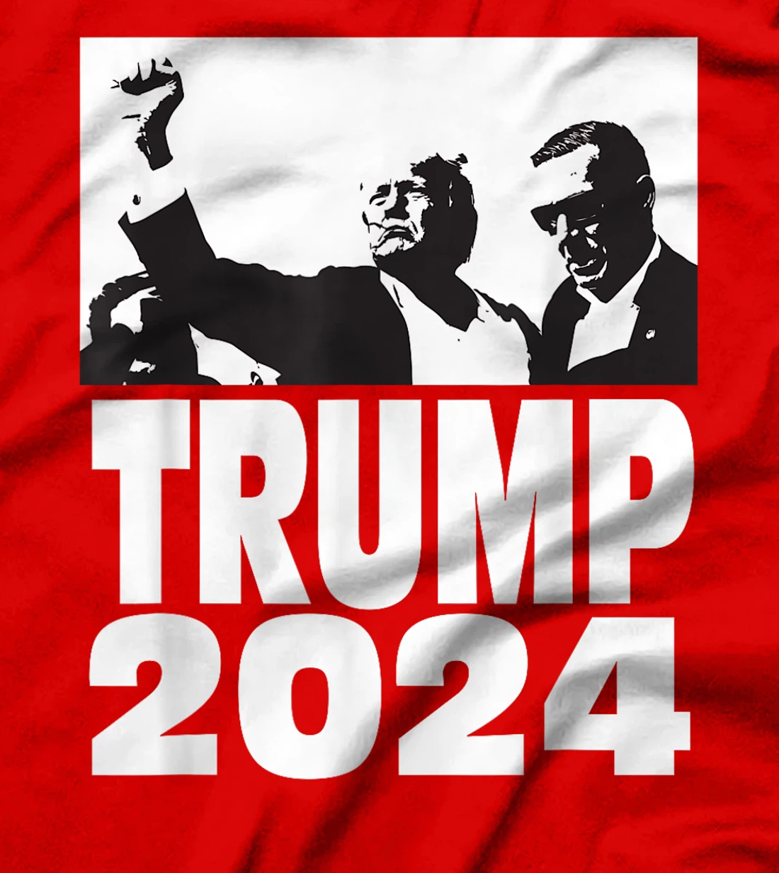 Trump 2024 Bulletproof Teflon Don Rally Shooting Fist Pump T-Shirt