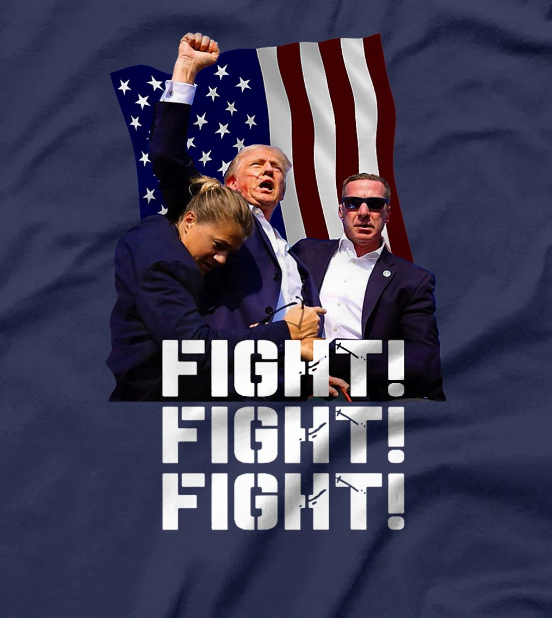 Trump Fight Fight Fight Premium T-Shirt