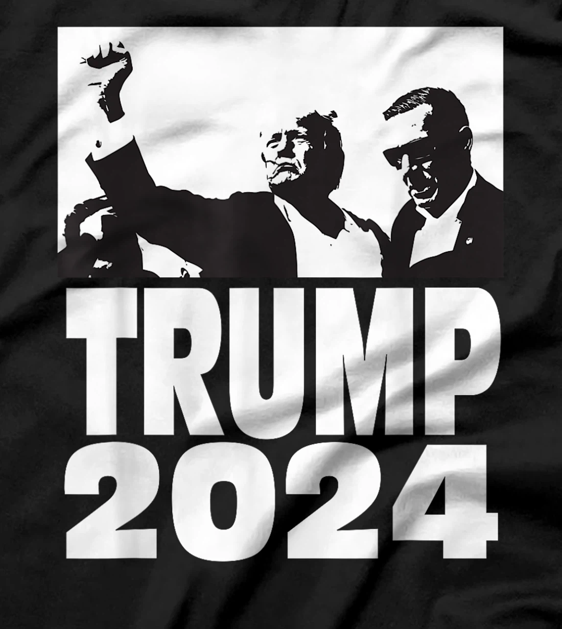 Trump 2024 Bulletproof Teflon Don Rally Shooting Fist Pump T-Shirt