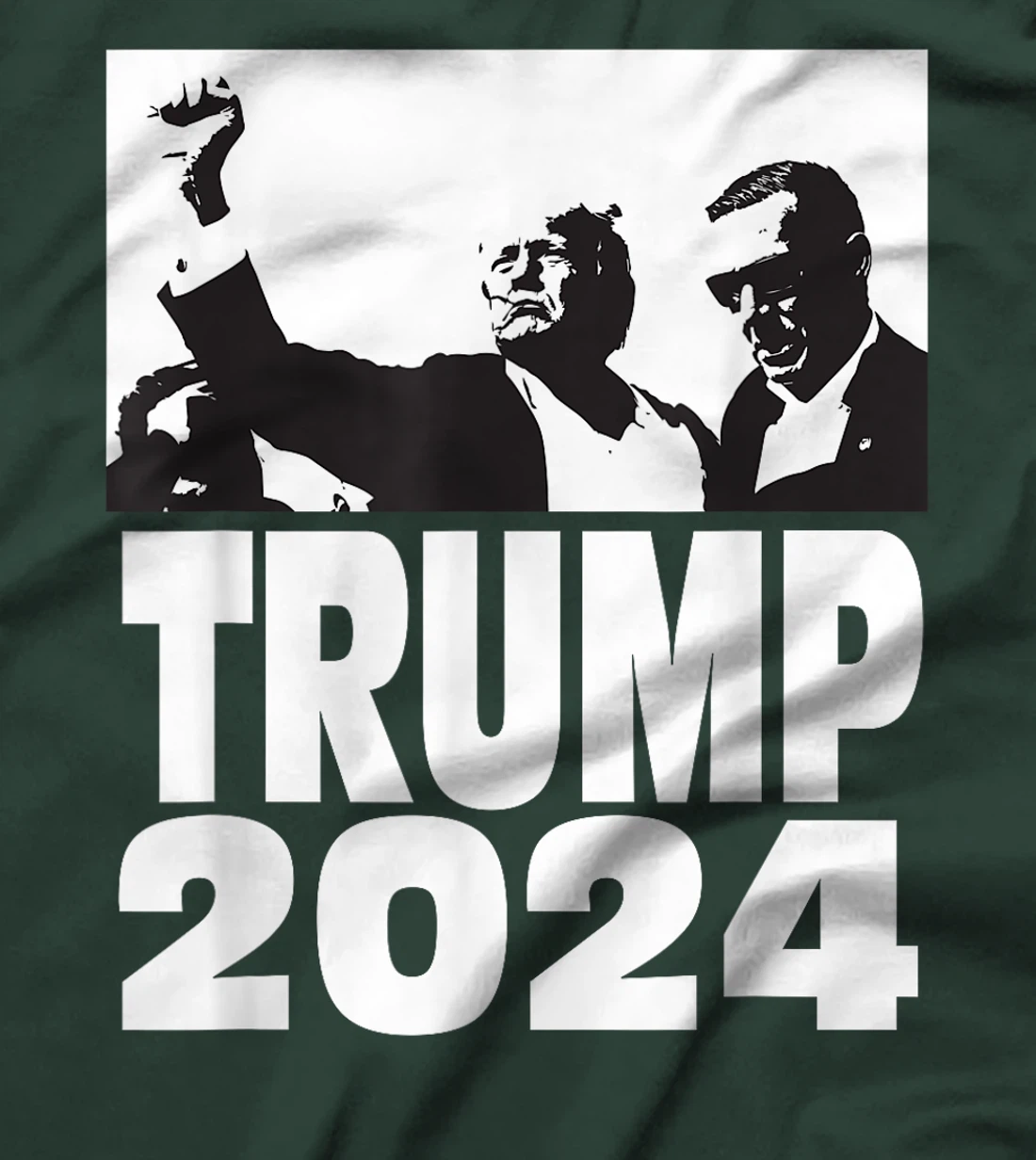 Trump 2024 Bulletproof Teflon Don Rally Shooting Fist Pump T-Shirt