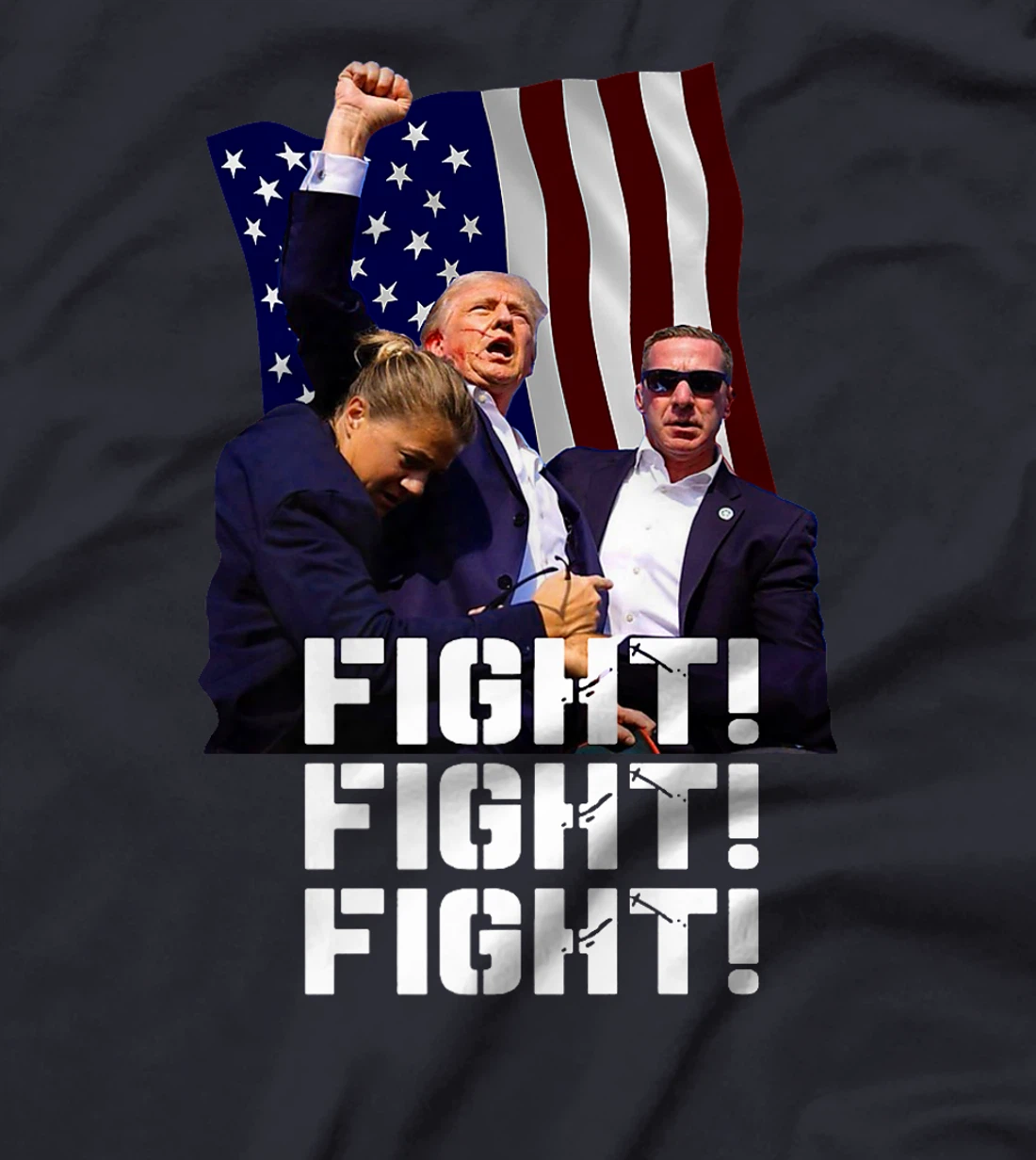 Trump Fight Fight Fight Premium T-Shirt