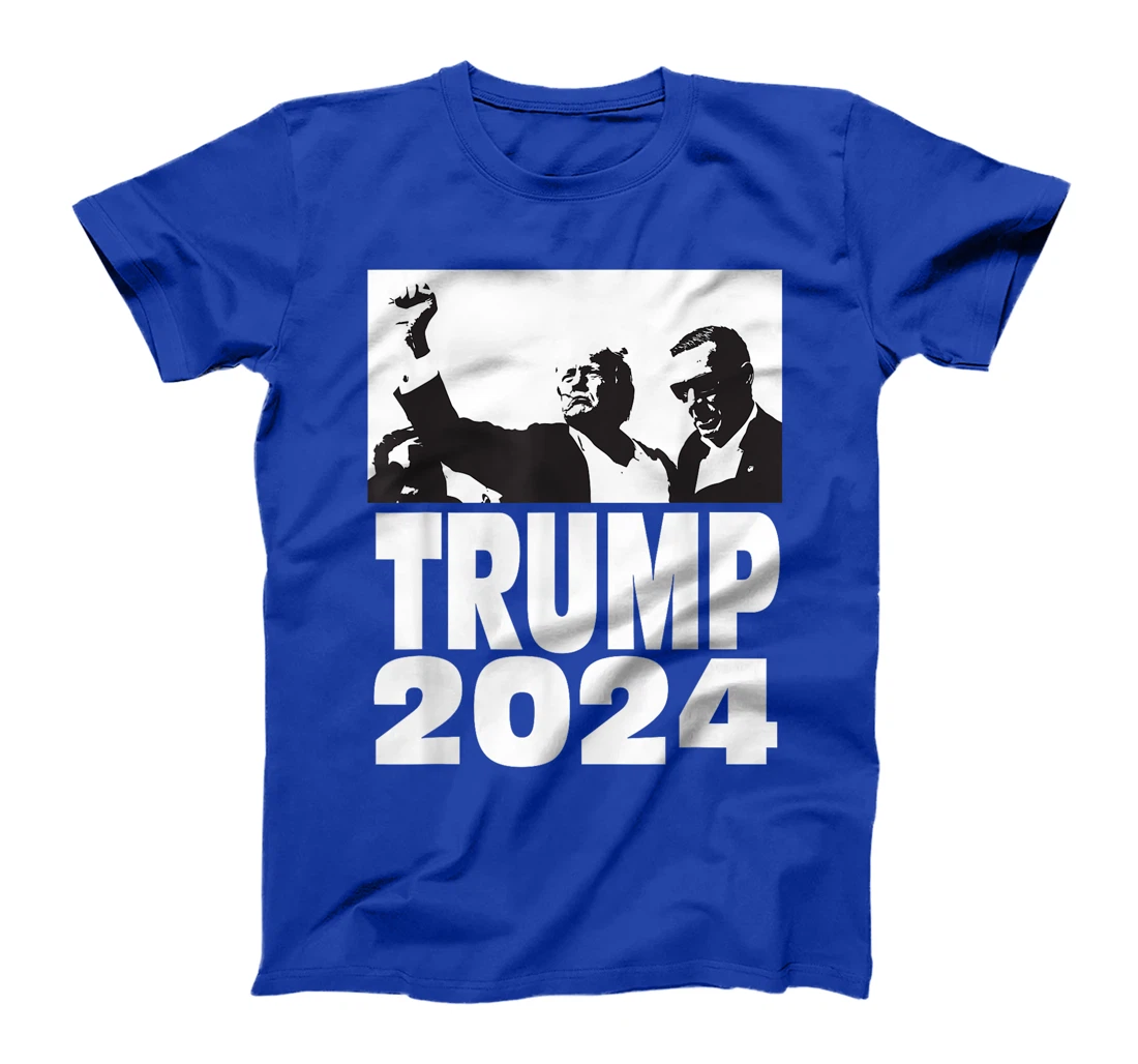 Trump 2024 Bulletproof Teflon Don Rally Shooting Fist Pump T-Shirt