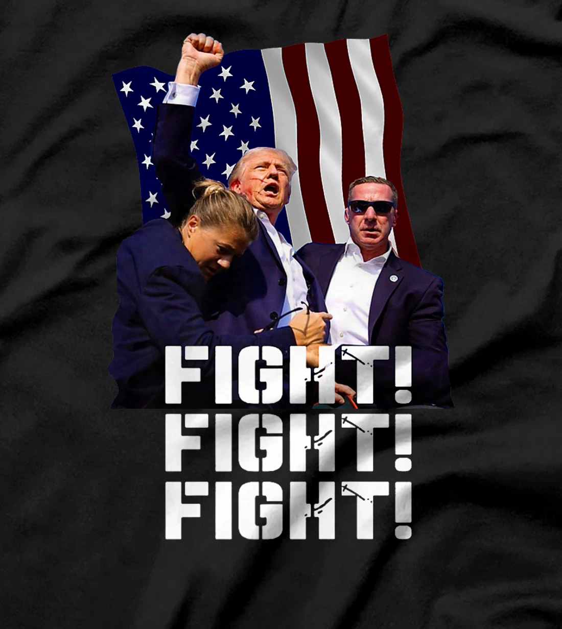 Trump Fight Fight Fight Premium T-Shirt