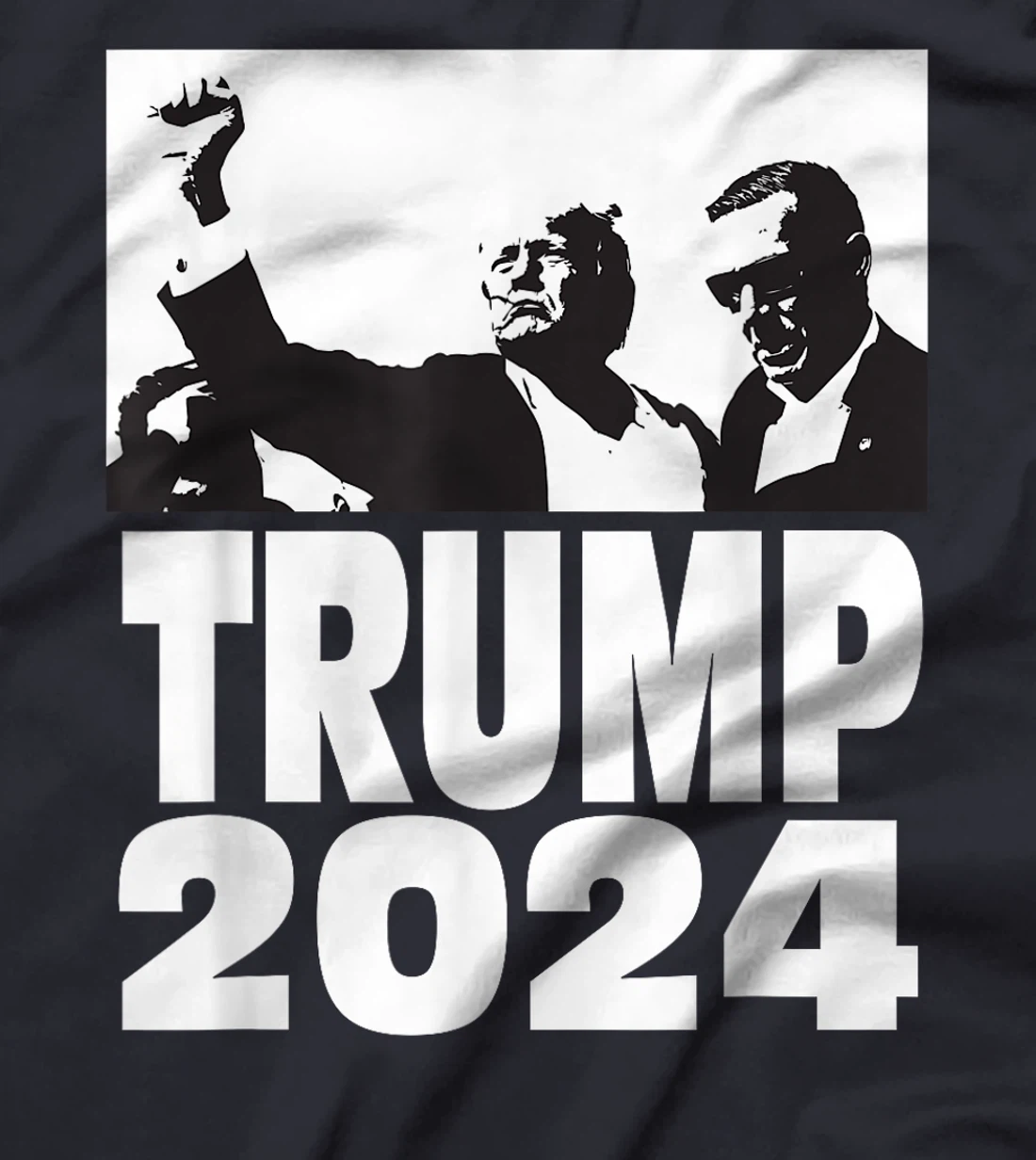 Trump 2024 Bulletproof Teflon Don Rally Shooting Fist Pump T-Shirt