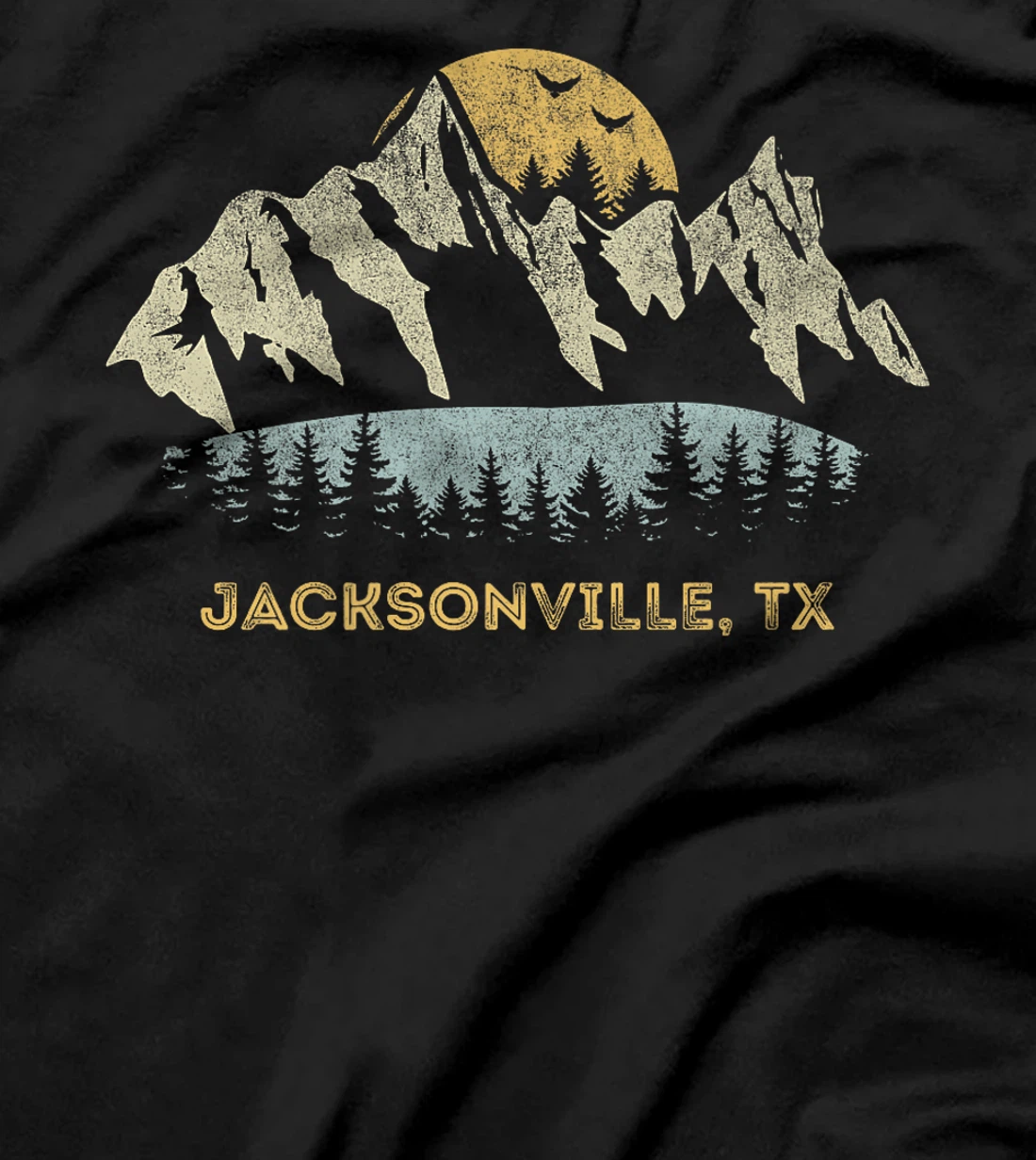 Jacksonville Texas Mountain Sunset Sunrise TX Premium T-Shirt