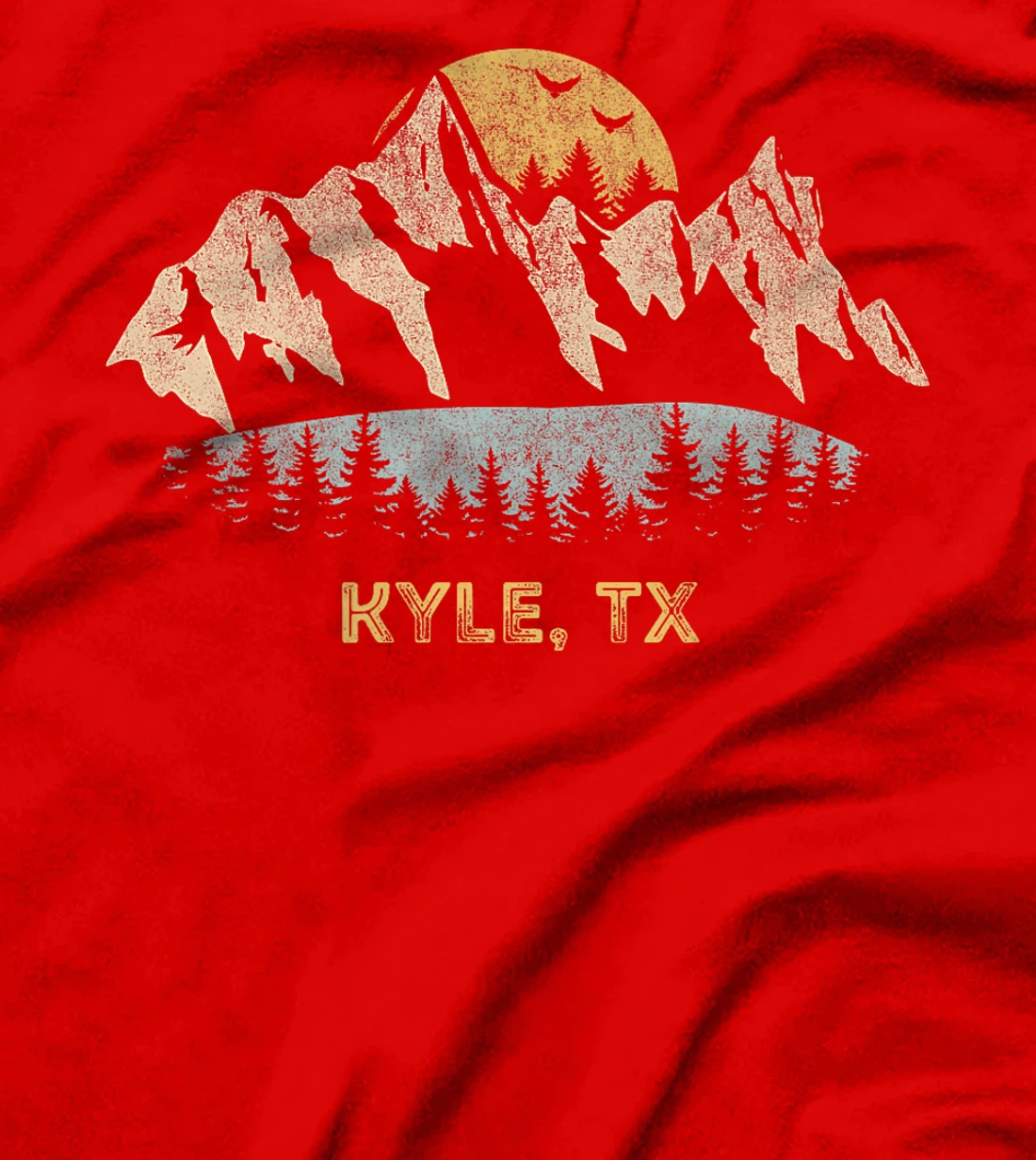 Kyle Texas Mountain Sunset Sunrise TX Premium T-Shirt