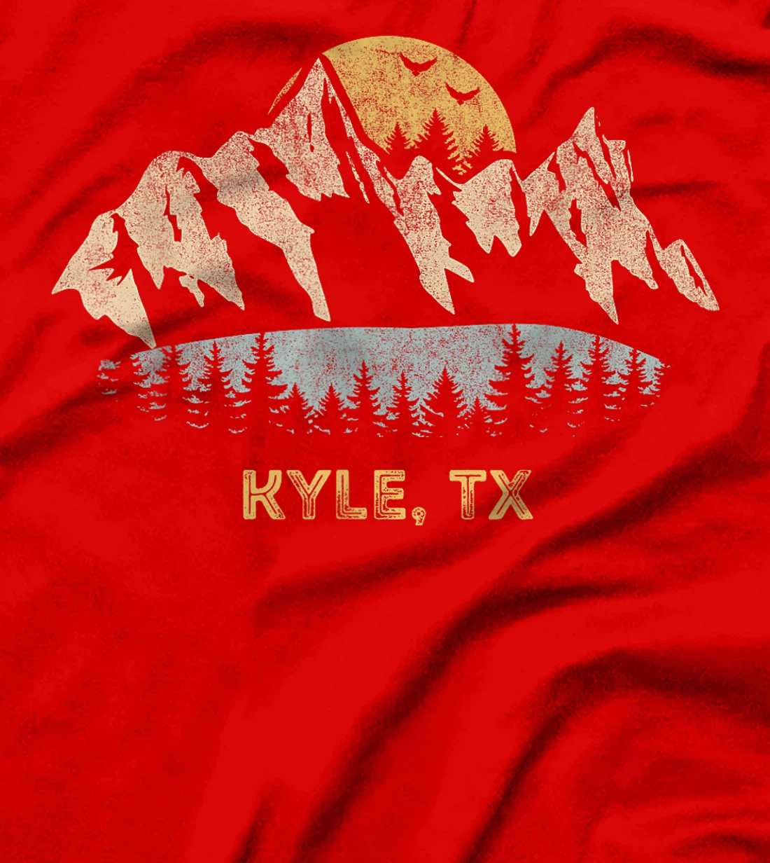 Kyle Texas Mountain Sunset Sunrise TX T-Shirt